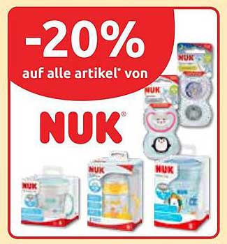-20% auf alle Artikel von NUK