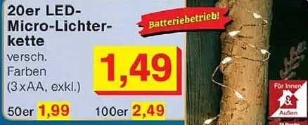 20er LED-Micro-Lichterkette