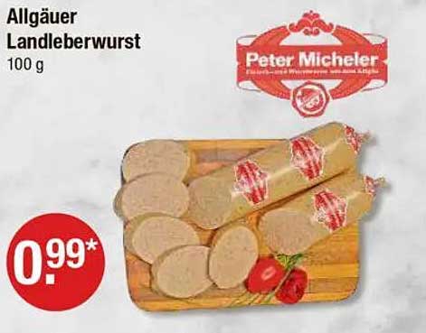 Allgäuer Landleberwurst - Peter Micheler 100 g