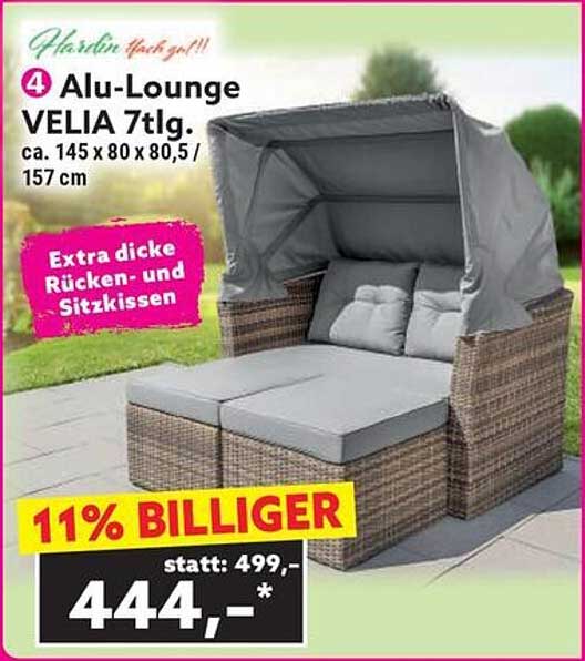 Alu-Lounge VELIA 7-tlg.