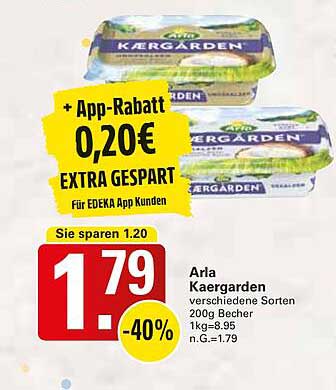 Arla Kaergarden 200g Becher - verschiedene Sorten