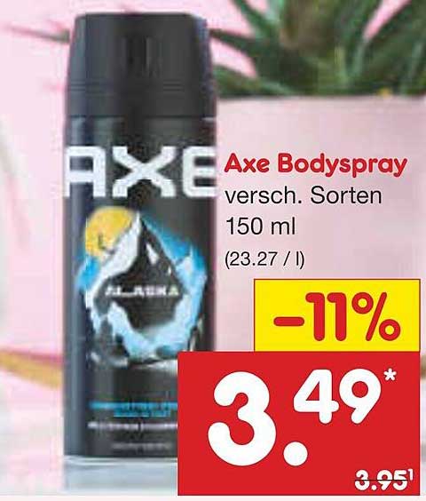 Axe Bodyspray verschiedene Sorten 150 ml
