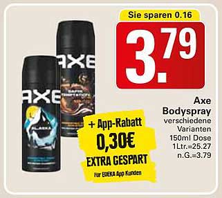 Axe Bodyspray verschiedene Varianten 150ml Dose