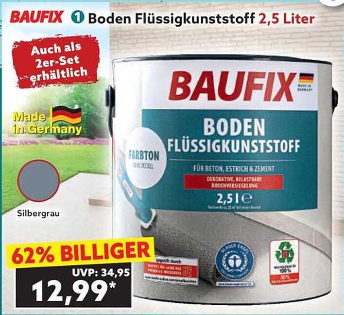 BAUFIX Boden Flüssigkunststoff 2,5 Liter