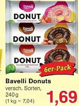 Bavelli Donuts 6er-Pack – Verschiedene Sorten