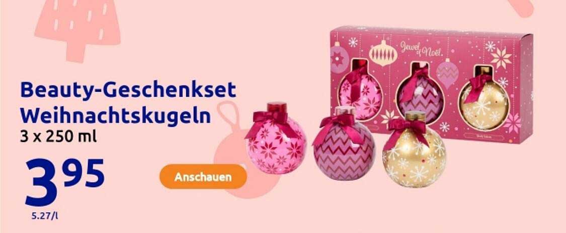 Beauty-Geschenkset Weihnachtskugeln 3 x 250 ml