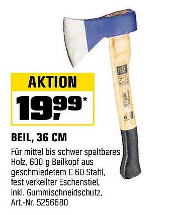 Beil, 36 cm - Aktion