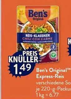 Ben's Original™ Express-Reis Chili Con Carne