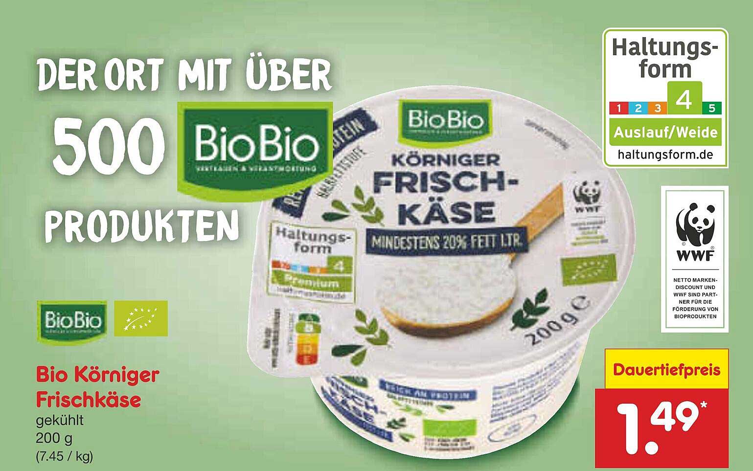 Bio Körniger Frischkäse 200 g