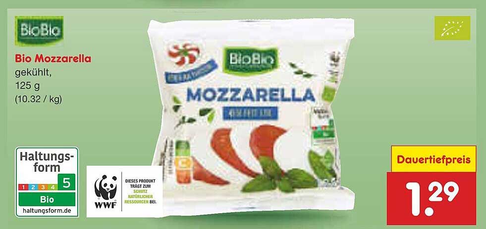 Bio Mozzarella 125 g