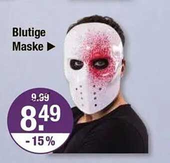Blutige Maske