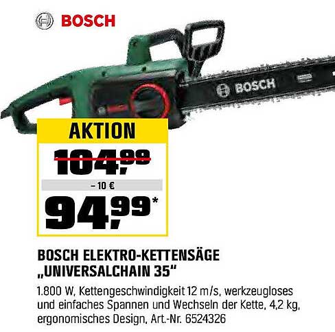 BOSCH ELEKTRO-KETTENSÄGE „UNIVERSALCHAIN 35“