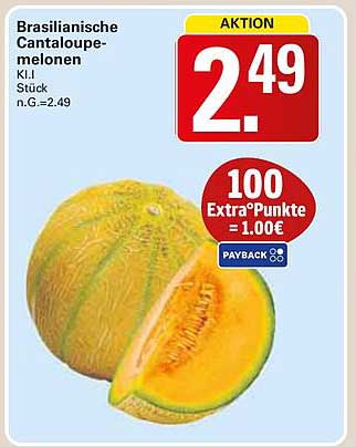 Brasilianische Cantaloupe-Melonen