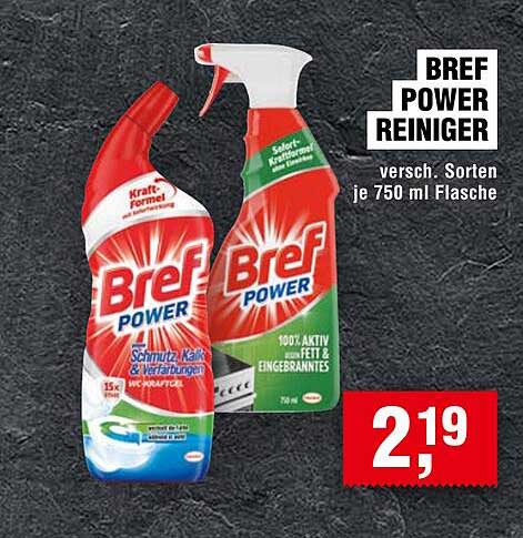 Bref Power Reiniger 750 ml - Verschiedene Sorten