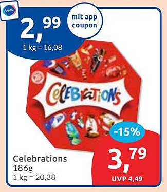 Celebrations 186g - Schokoladenspaß für jeden Anlass
