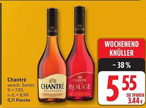 Chantre Wein – Verschiedene Sorten 0,71L