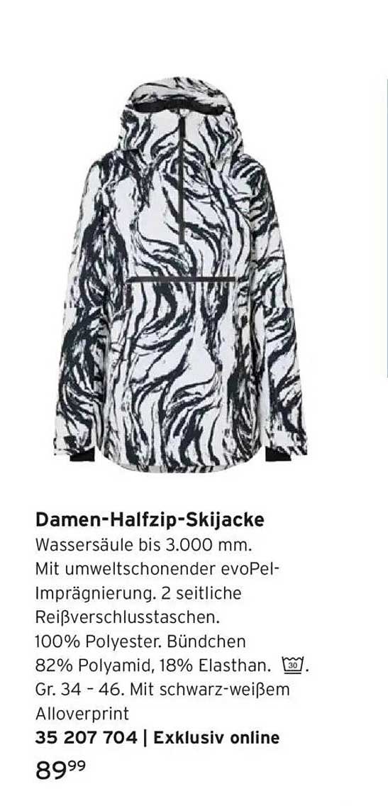 Damen-Halfzip-Skijacke