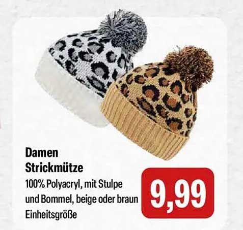 Damen Strickmütze
