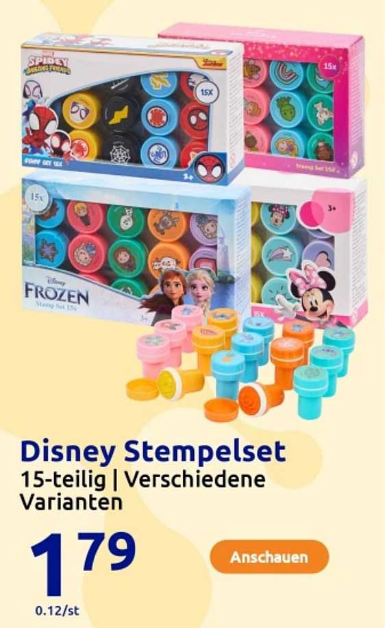 Disney Stempelset 15-teilig | Verschiedene Varianten