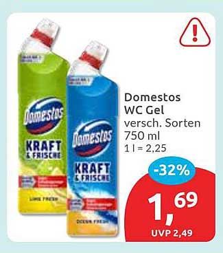 Domestos WC Gel – Verschiedene Sorten 750 ml