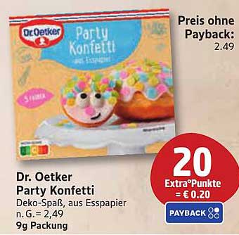 Dr. Oetker Party Konfetti