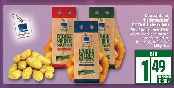 EDEKA Heimatliebe Bio-Speisekartoffeln