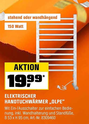 Elektrischer Handtuchwärmer „OLPE“
