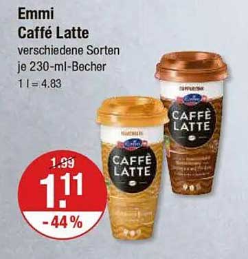 Emmi Caffè Latte verschiedene Sorten je 230-ml-Becher