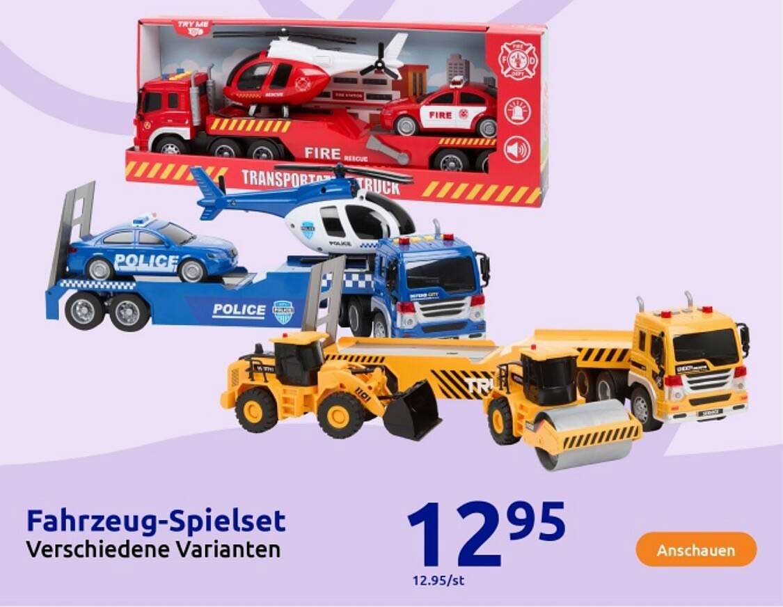 Fahrzeug-Spielset - Verschiedene Varianten