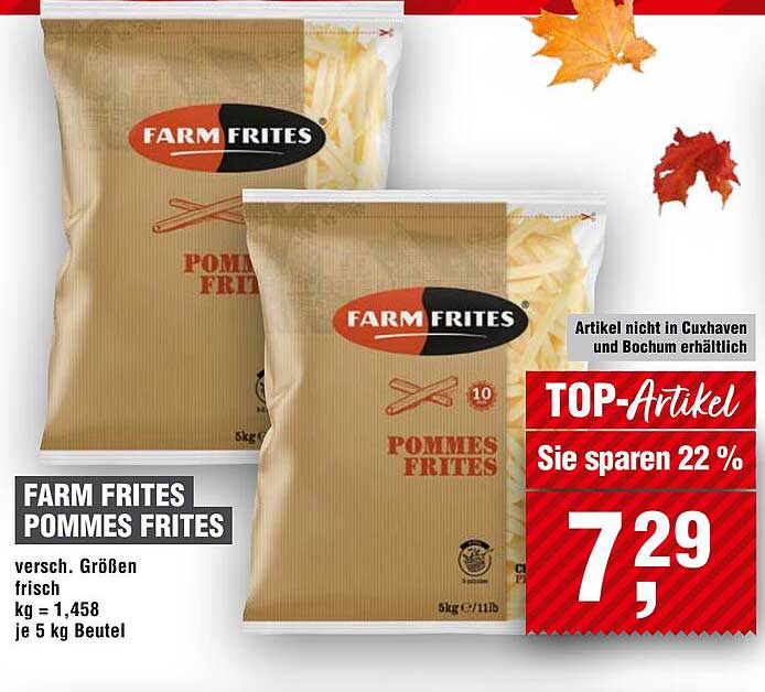 FARM FRITES POMMES FRITES 5kg