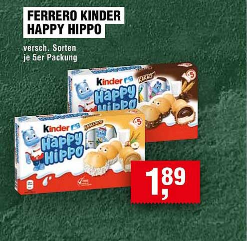 FERRERO KINDER HAPPY HIPPO
