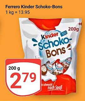 Ferrero Kinder Schoko-Bons 200 g