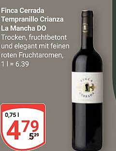 Finca Cerrada Tempranillo Crianza La Mancha DO