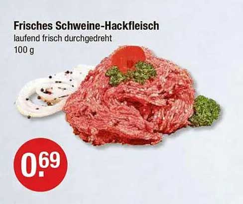 Frisches Schweine-Hackfleisch