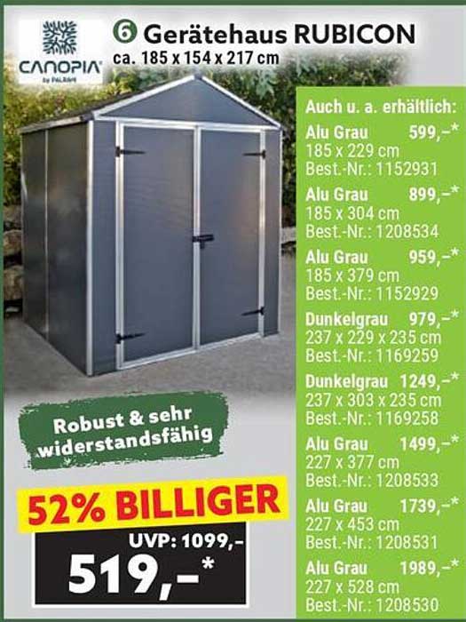 Gerätehaus RUBICON