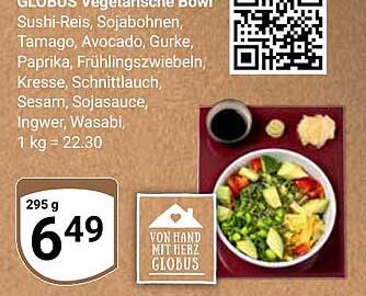 GLOBUS Vegetarische Bowl
