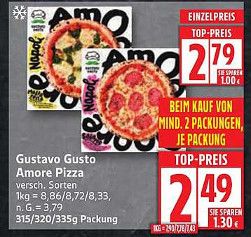 Gustavo Gusto Amore Pizza - Top-Preis!