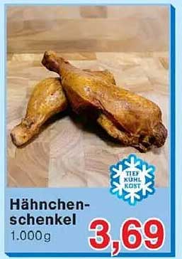 Hähnchenschenkel 1.000g - Tiefgekuhlt