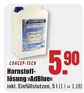 Harnstoff-Lösung »AdBlue« inkl. Einfüllstutzen, 5 l