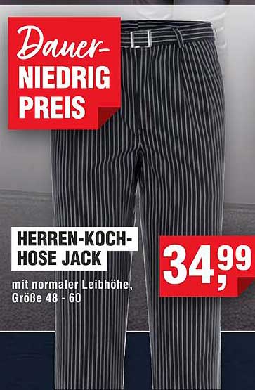 Herren-Kochhose Jack