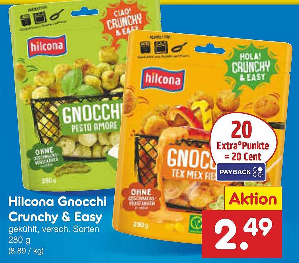 Hilcona Gnocchi Crunchy & Easy, gekühlt, verschiedene Sorten 280 g