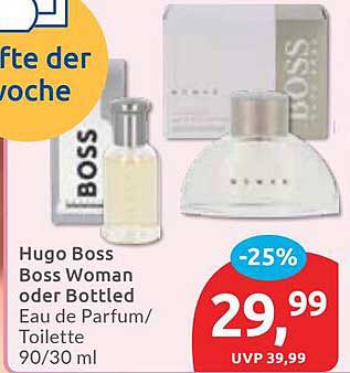Hugo Boss Boss Woman oder Bottled Eau de Parfum/Toilette 90/30 ml