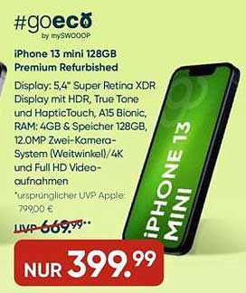 iPhone 13 mini 128GB Premium Refurbished