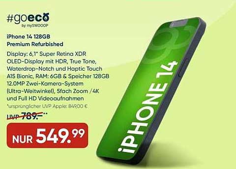 iPhone 14 128GB Premium Refurbished