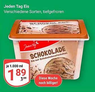 Jeden Tag Eis - Schokolade 1.000 ml