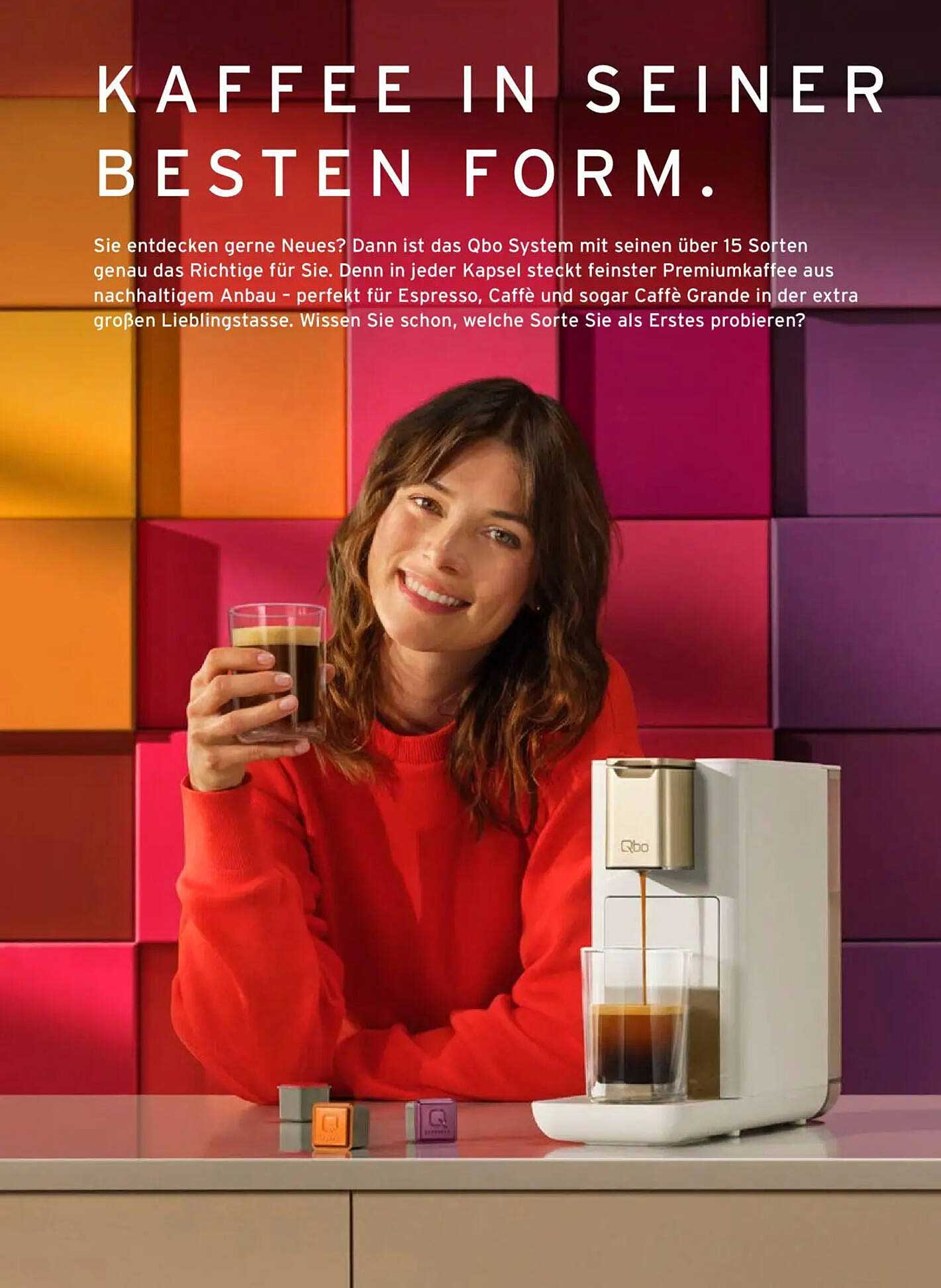 Kaffee in seiner besten Form - Qbo System von Tchibo