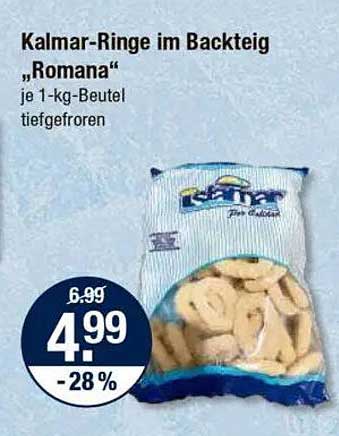 Kalmar-Ringe im Backteig "Romana" je 1-kg-Beutel tiefgefroren
