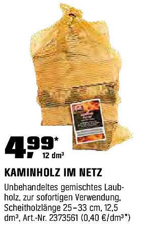 Kaminholz im Netz