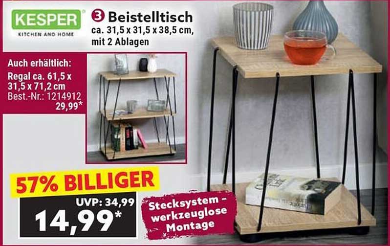 KESPER Beistelltisch – Modernes Design für Ihr Zuhause