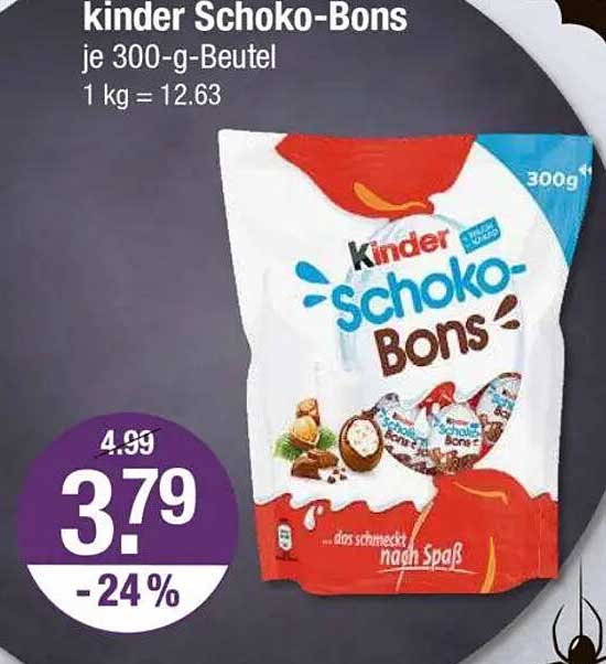 kinder Schoko-Bons je 300-g-Beutel